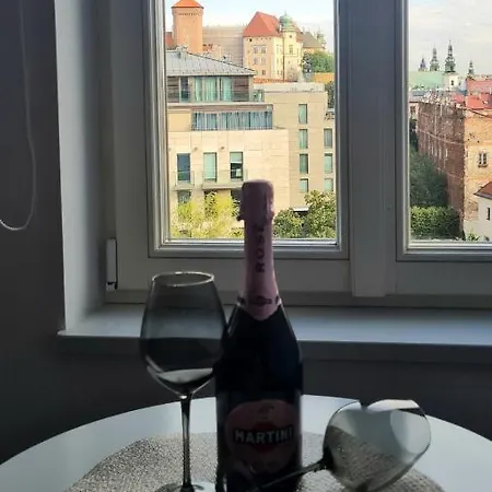 Juwel 47 Z Widokiem Na Wawel Lägenhet